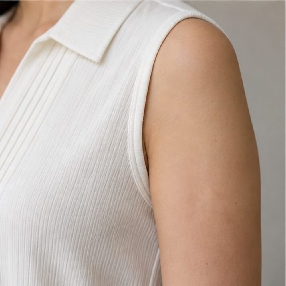 Ivory Ruffle Blouse - Picture 5 of 6